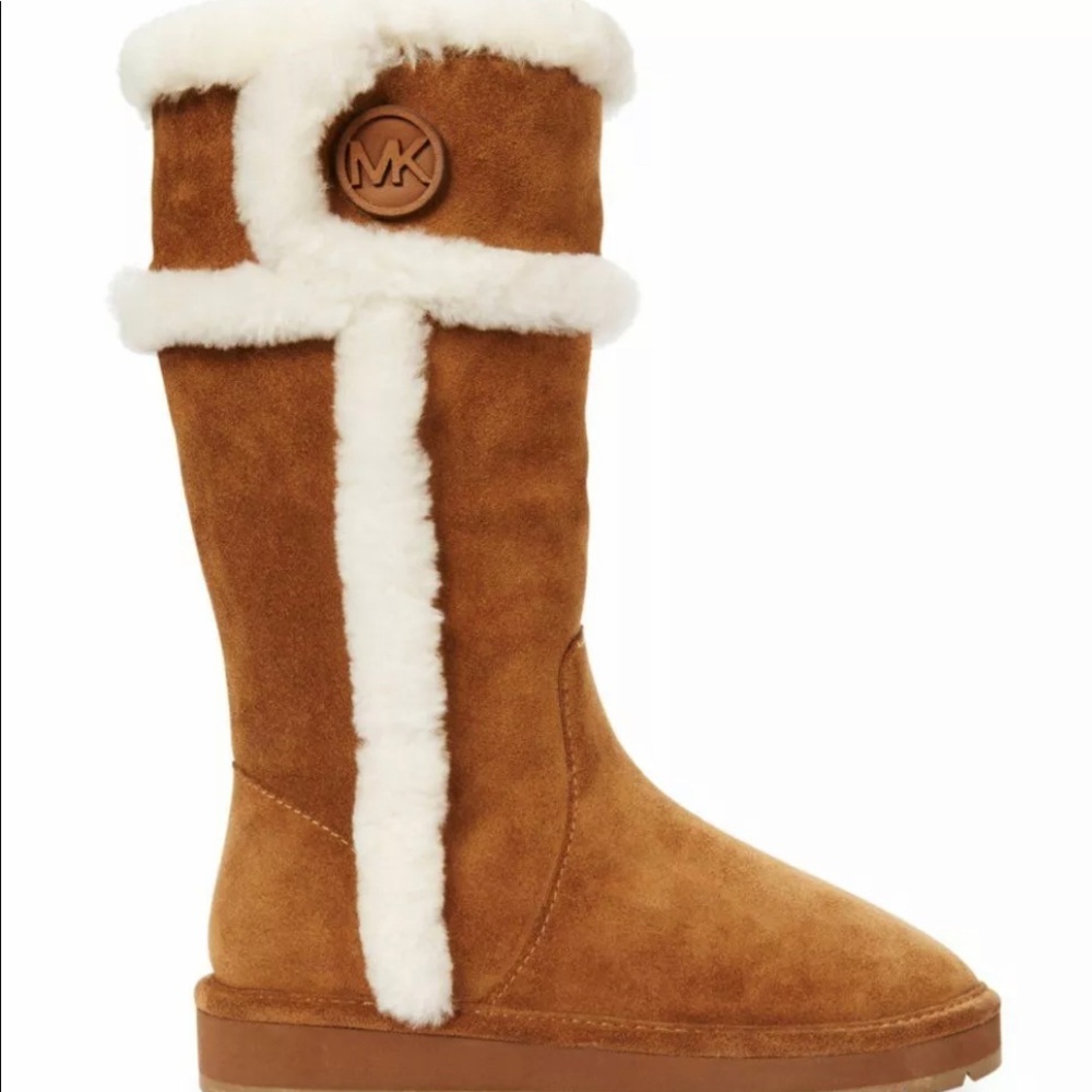 Authentic Michael Kors sheep fur lined boots